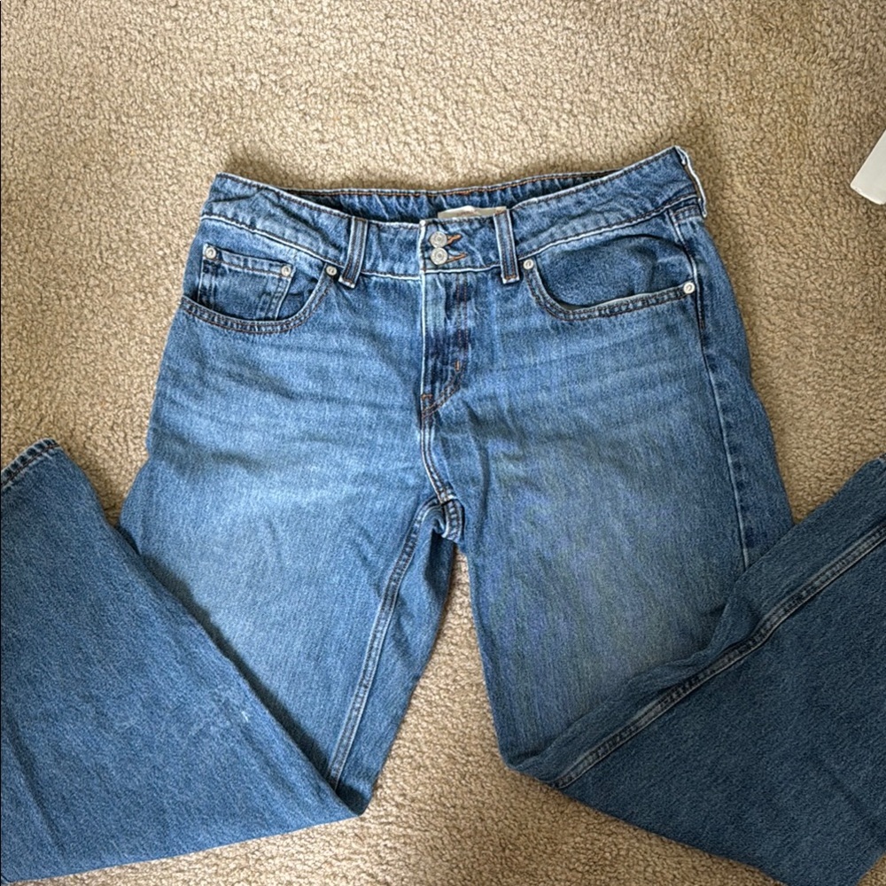 Levi's Blue Straight Leg Jeans Classic Style